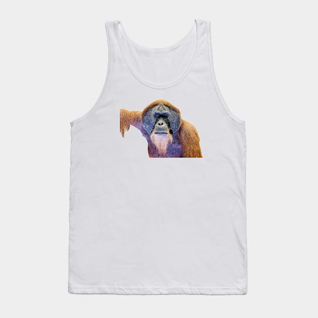 Orangutan Tank Top by Wolf Art / Swiss Artwork Photography